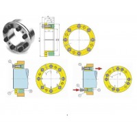 BIKON-Technik聯(lián)軸器1003 45x75用于各個(gè)行業(yè)，如風(fēng)力站、鋼廠