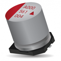 AVX APA系列貼片鋁導(dǎo)電聚合物電解電容器 可提高ESR，耐久性