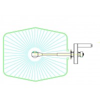 Bolondi布隆迪特制版本清潔旋轉式噴嘴噴頭SW060-WKL XC031_180°FR-PPD