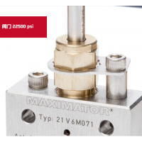 Maximator 閥門 22500psi，閥體有六種不同的設(shè)計，并可配備調(diào)節(jié)桿