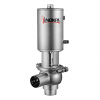 INOXPA INNOVA N 截止單座閥，為衛(wèi)生應用而設計的氣動截止單座閥