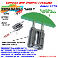 ZETASASSI? 自動直線傳動鏈張緊器 TA系列，由特殊鋁合金閥體制成